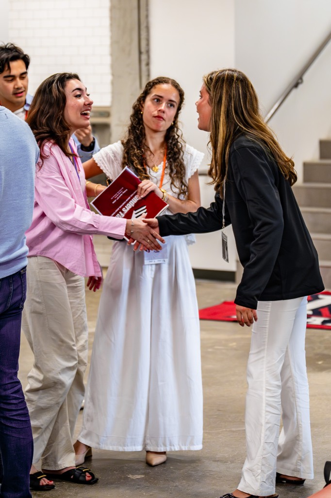 Handshake at Founders Fair
